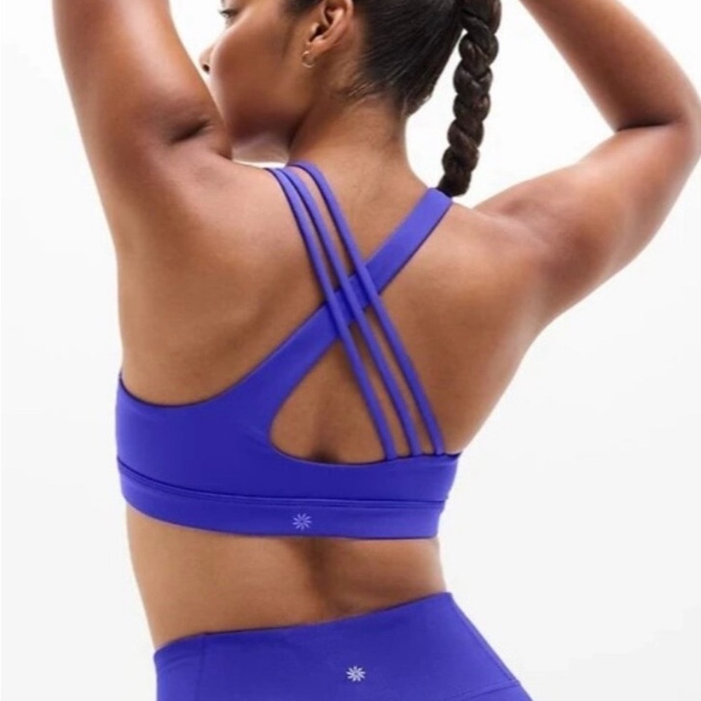 Athleta Train Free Sports Bra A-C in Borealis